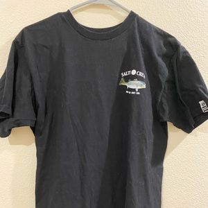 Salty crew men’s black shirt